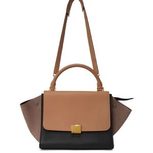 Celine Trapeze Tricolor Handbag Shoulder Bag